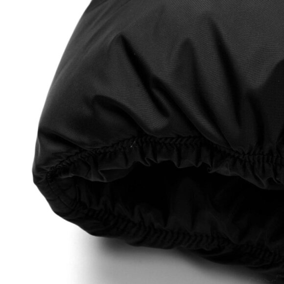 Dusty Blue Mens Zipper Puffer Coat - Picture 9 of 9